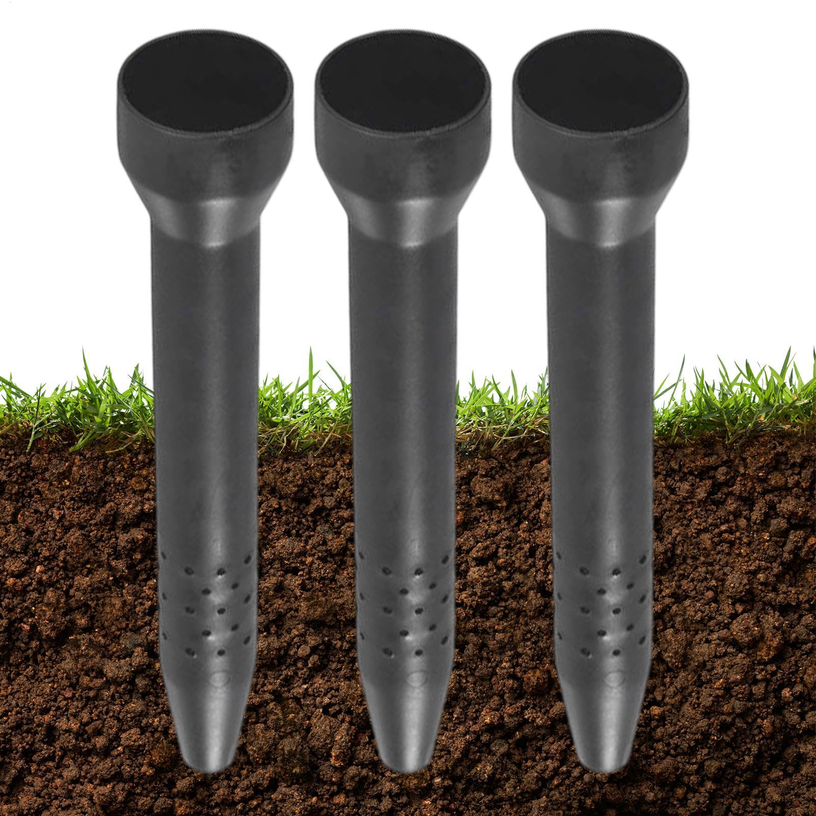 Pothos - Garten-Bewässerungsspitzen 3er-Pack, Wurzelbewässerungsstecker, Outdoor-Pflanzgefäß-Wasserversorgungssystem für Topfpflanzen,