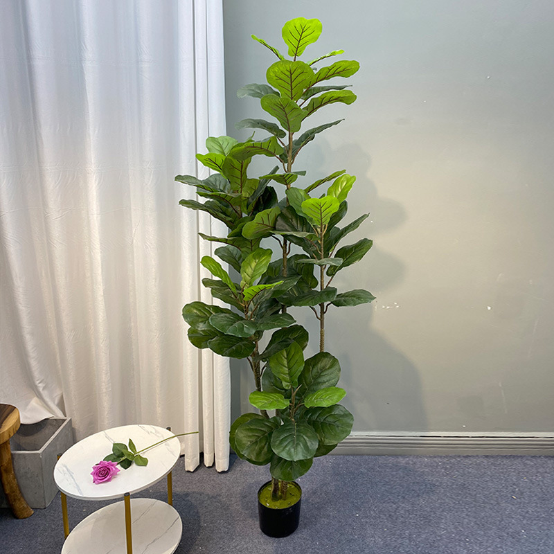 Fiddle Leaf Fig - 59in großen Ficus baum künstliche Pflanzen
