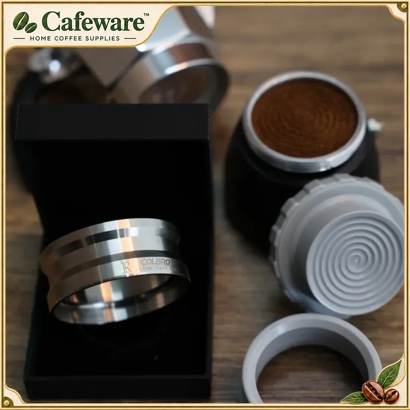 Pothos - Colbro Kaffeedosierungsring Anti-Spülungs-Pulververteiler aus Edelstahl für