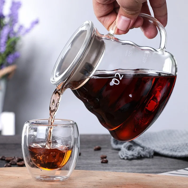 Pothos - 350/600/800ml hand gebrühte Kaffee karaffen wolken