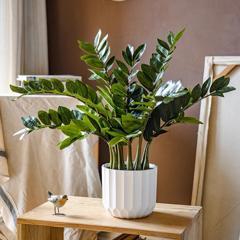 Snake Plant - 25in tropischen großen künstlichen Ficus Pflanzen